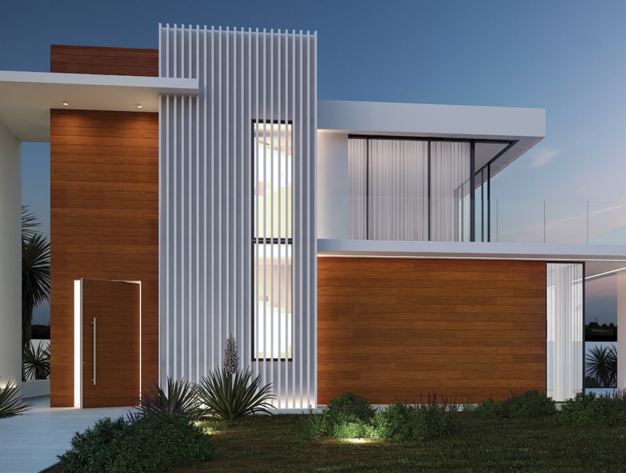 Cladding: rivestimento con doghe in alluminio per facciate