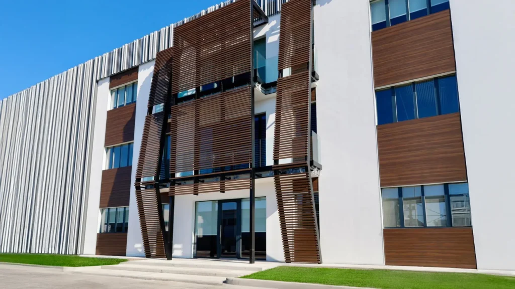 Rivestimento in alluminio per facciate della sede di DFV a Meolo