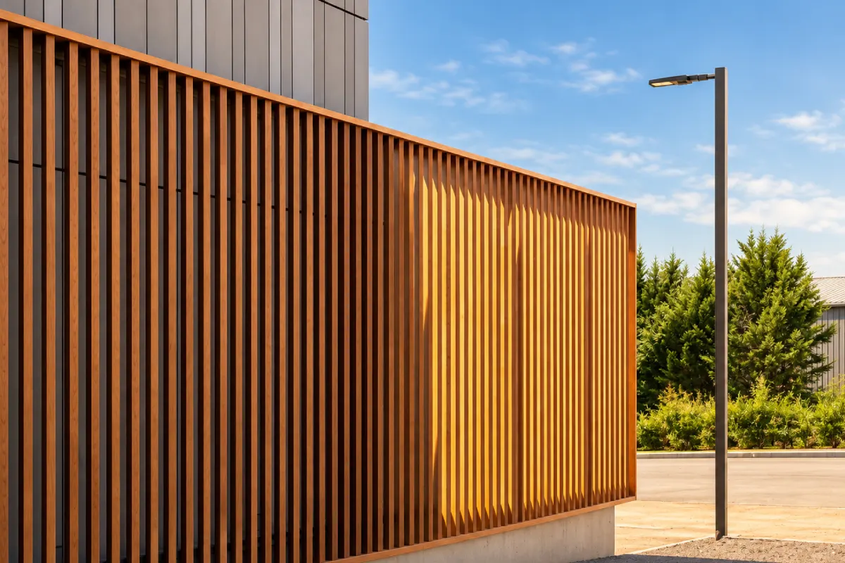 Frangisole in alluminio per facciate ATCC Biomanufacturing Facility
